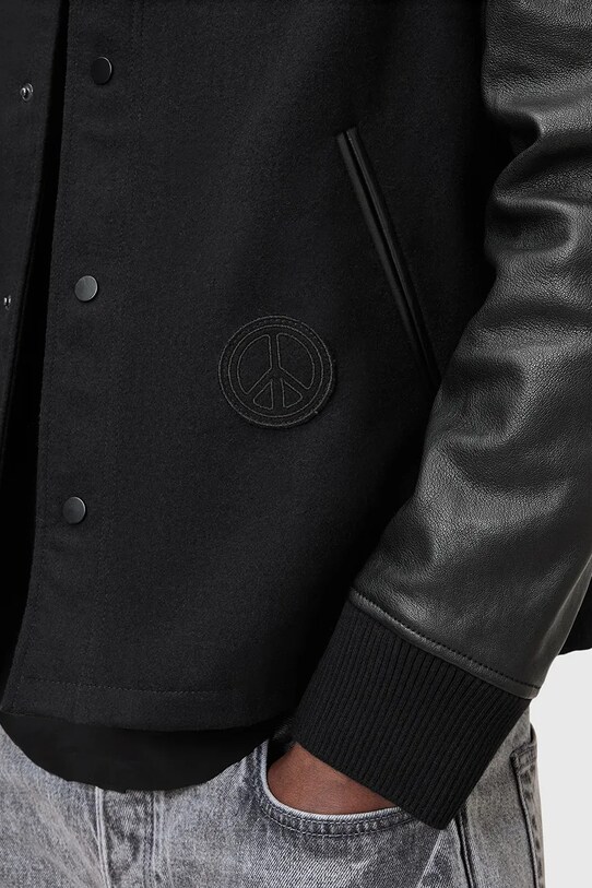 Одежда Куртка-бомбер AllSaints WARRENTON M011LC чёрный