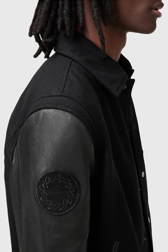 Куртка-бомбер AllSaints WARRENTON чёрный M011LC