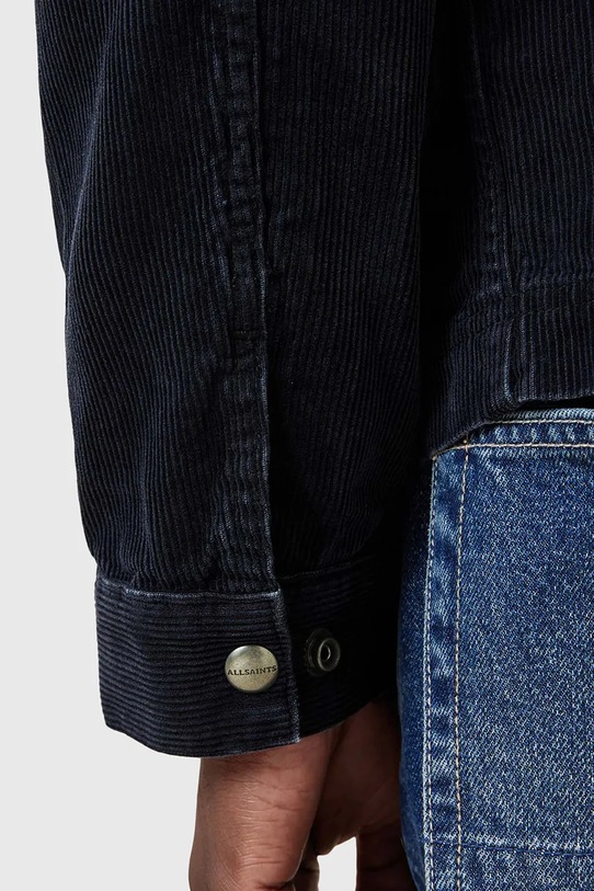 AllSaints kurtka sztruksowa ROTHWELL granatowy M016OC