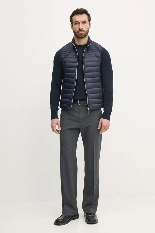 Hackett London bezrękawnik HM403313 granatowy SS25