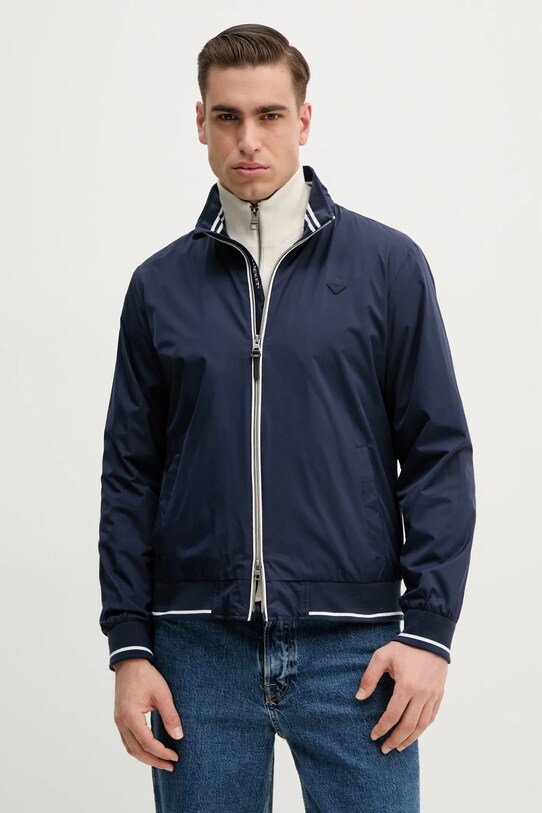 Bunda Hackett London nezateplené tmavomodrá HM403317