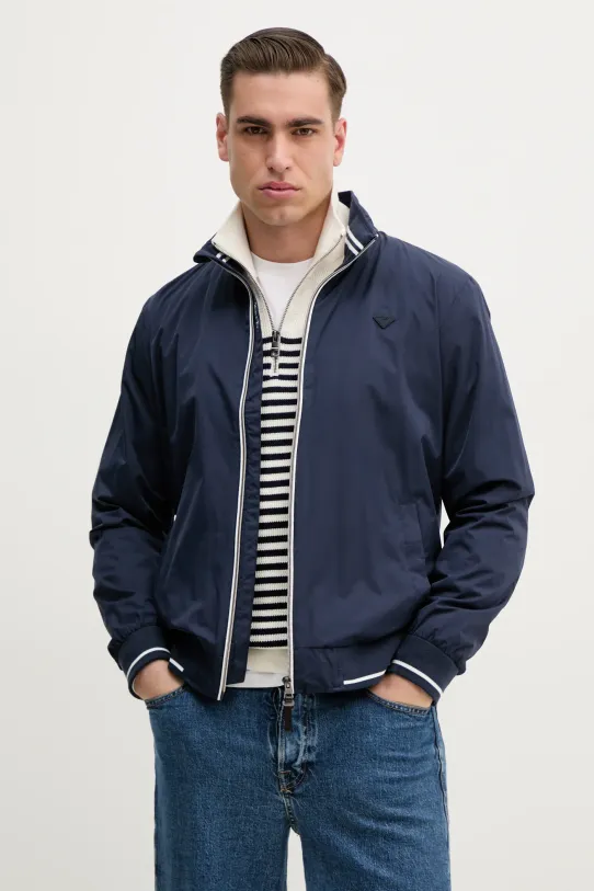 Hackett London giacca blu navy HM403317