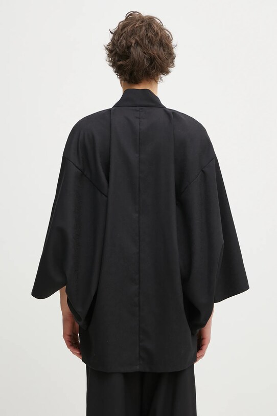 Oblečenie Vlnené sako Needles Haori QV092 čierna