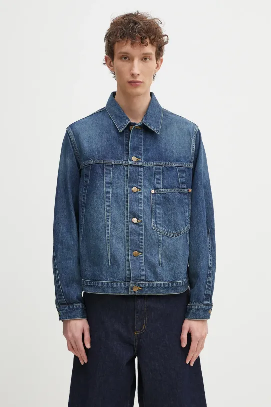 Джинсовая куртка Needles Darts Jean без капюшона голубой QV160