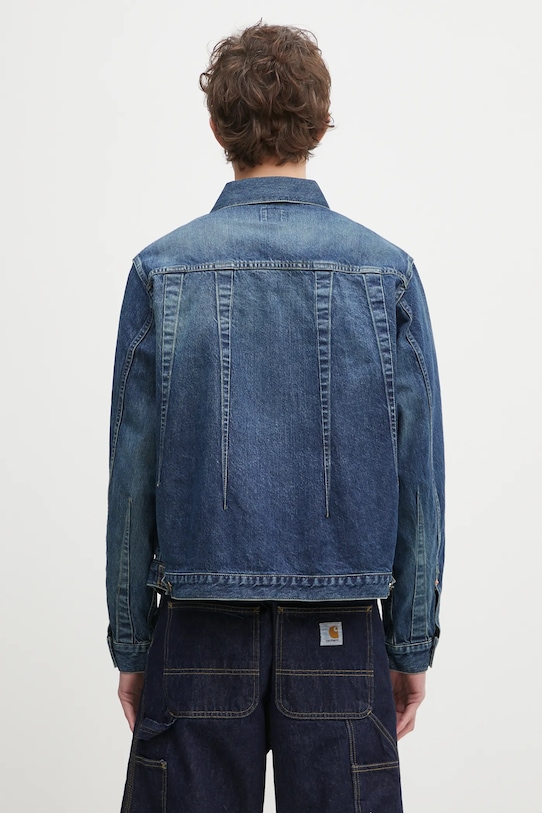 Одежда Джинсовая куртка Needles Darts Jean QV160 голубой