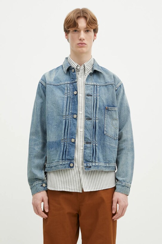 Clothing Human Made denim jacket Denim Work Jacket Future HM29JK003 blue