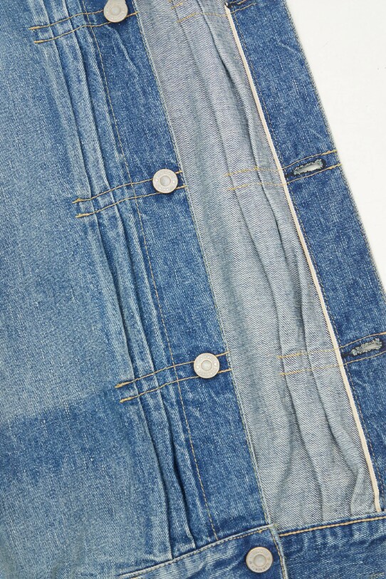 Džínová bunda Human Made Denim Work Jacket Future HM29JK003 modrá