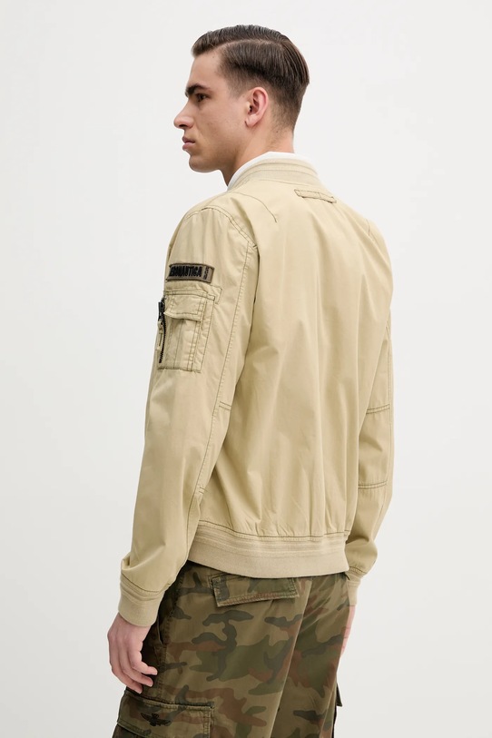 Oblečenie Bavlnená bunda typu bomber Aeronautica Militare AB2216CT3501 zelená