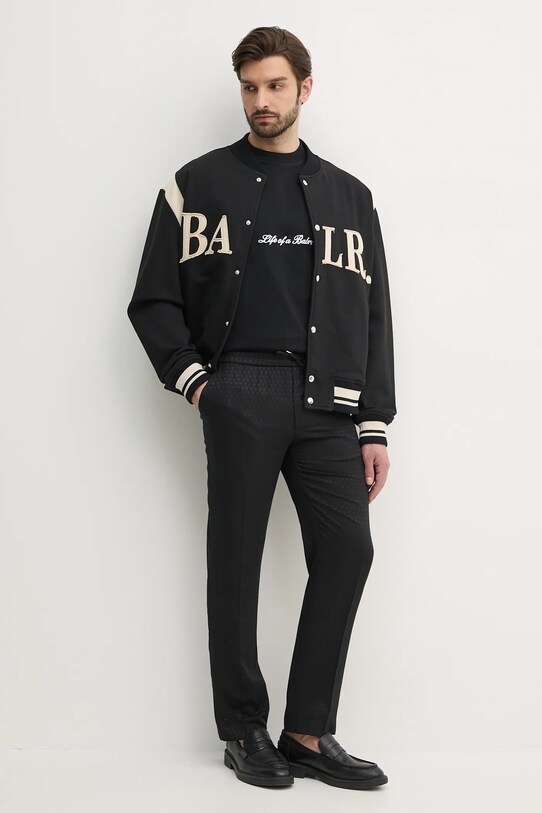 BALR. kurtka bomber bawełniana B1381.1021 czarny SS25