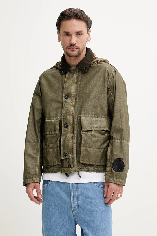 C.P. Company rövid kabát nem bélelt zöld 18CMOW224A110318G
