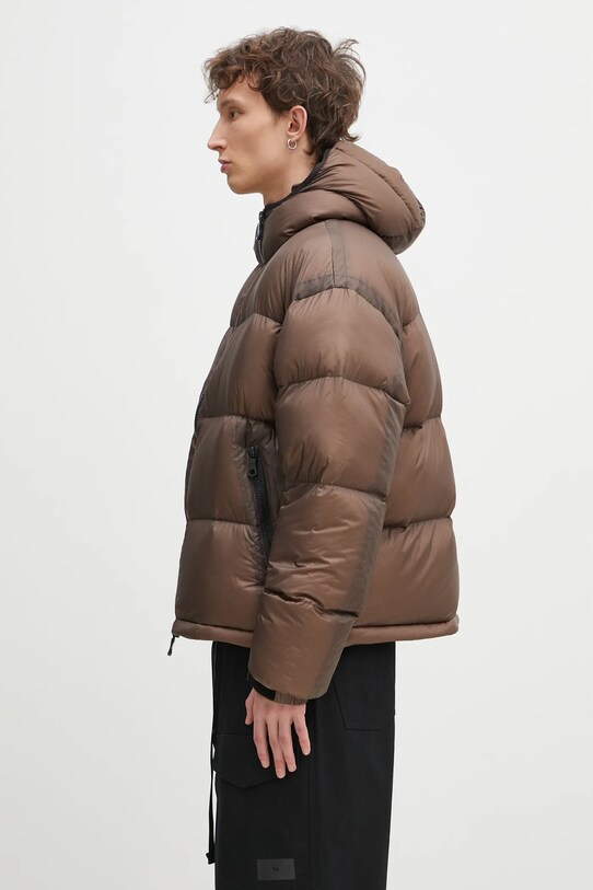 Пухова куртка MKI MIYUKI ZOKU Translucent Bubble Jacket TRANSLUCENT.BUBBLE.BR коричневий SS25