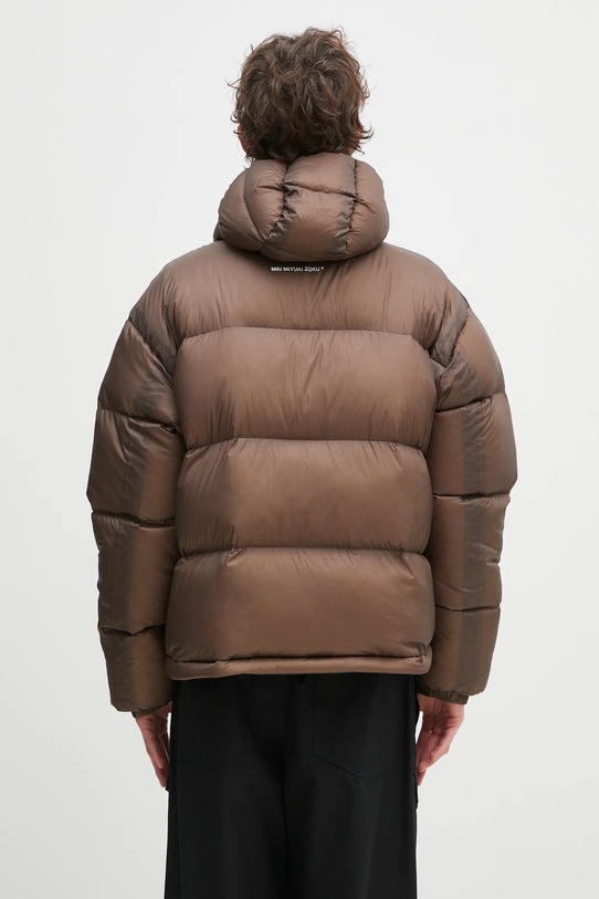 Oblečenie Páperová bunda MKI MIYUKI ZOKU Translucent Bubble Jacket TRANSLUCENT.BUBBLE.BR hnedá