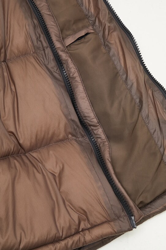 Пухова куртка MKI MIYUKI ZOKU Translucent Bubble Jacket TRANSLUCENT.BUBBLE.BR коричневий