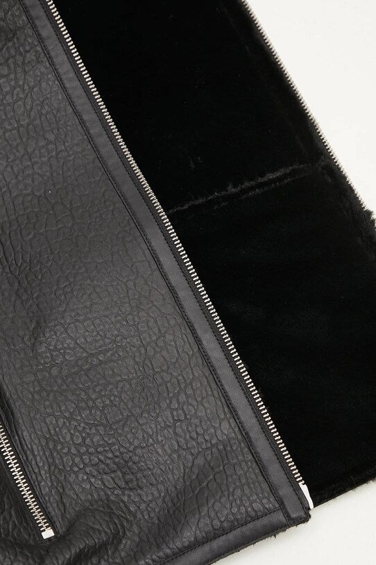 Шкіряний жилет MKI MIYUKI ZOKU Shearling Vest SHEARLING.VEST.BLACK