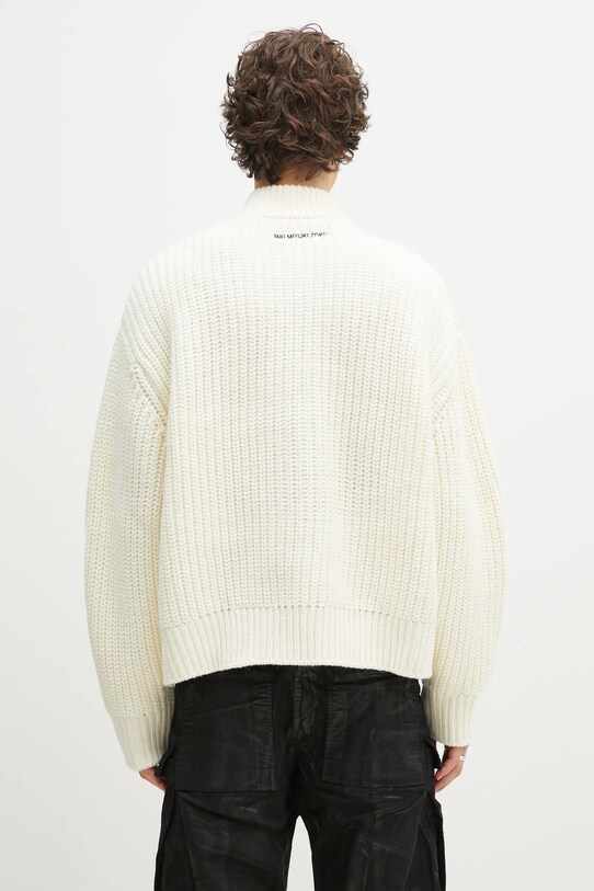 Дрехи Жилетка с вълна MKI MIYUKI ZOKU Chuky Rib Knit Track Jacket CHUKY.RIB.KNIT.TRACK.J. бежов