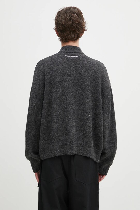 Одяг Кардиган з домішкою вовни MKI MIYUKI ZOKU Mohair Blend Knit Track Jacket MOHAIR.BLEND.KNIT.TRACK чорний