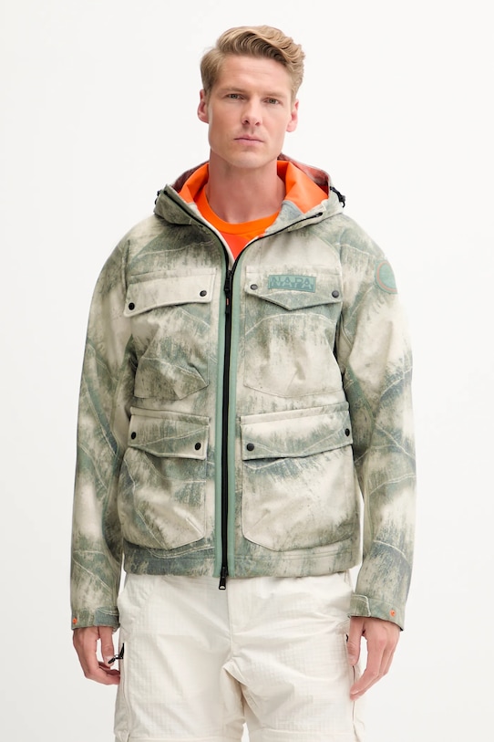 Napapijri kurtka A-Rivalto Ao pozostałe zielony NP0A4IMRFCP1