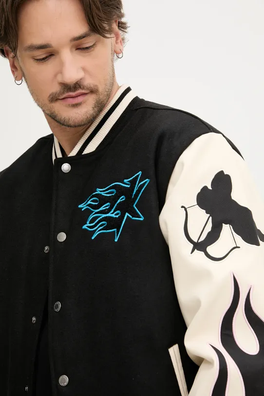Karl Kani kurtka bomber czarny 60750019