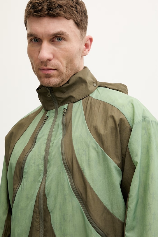 Puma kurtka PUMA x KIDSUPER Windbreaker zielony 629509