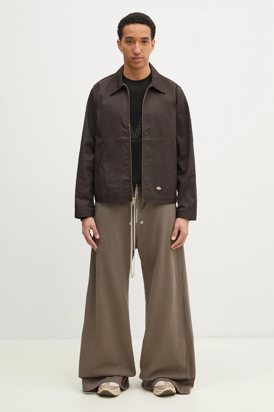 Bunda Dickies M Unlined Eisenhower Jacket Rec Dark Brown DK0A4Y6UDBX1 hnedá