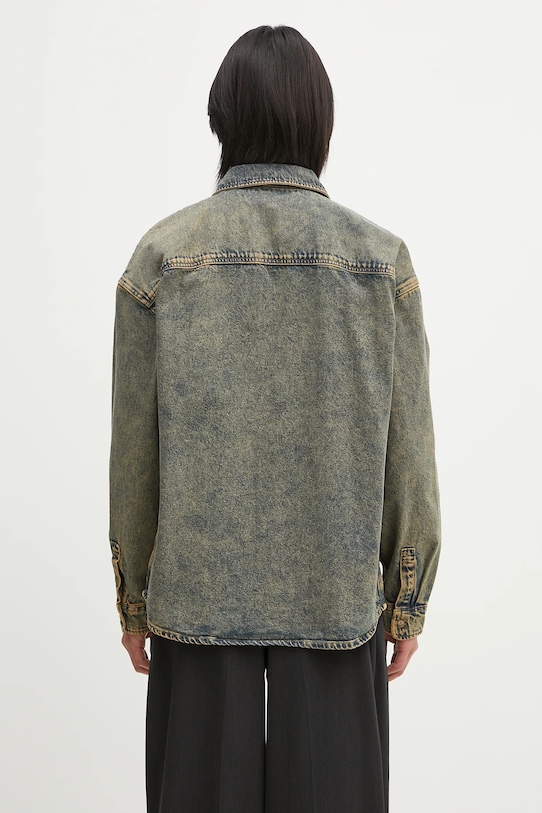 Одяг Джинсова куртка Dickies Houston Ls Shirt Yellow Fade Indigo DK0A4YF5K581 темно-синій