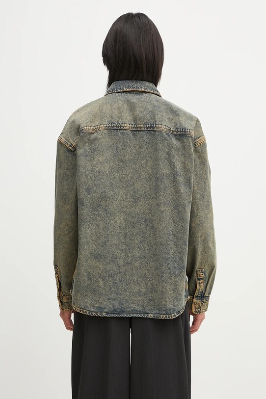 Odjeća Traper jakna Dickies Houston Ls Shirt Yellow Fade Indigo DK0A4YF5K581 mornarsko plava