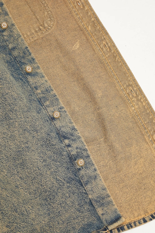 Джинсова куртка Dickies Houston Ls Shirt Yellow Fade Indigo DK0A4YF5K581 темно-синій