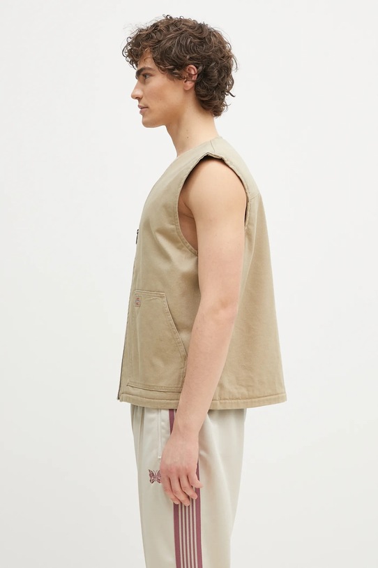 Bavlnená vesta bez rukávov Dickies Duck Canvas Summer Vest Sw Desert Sand DK0A4YQKF021 béžová SS25