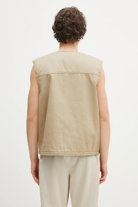 Oblečenie Bavlnená vesta bez rukávov Dickies Duck Canvas Summer Vest Sw Desert Sand DK0A4YQKF021 béžová