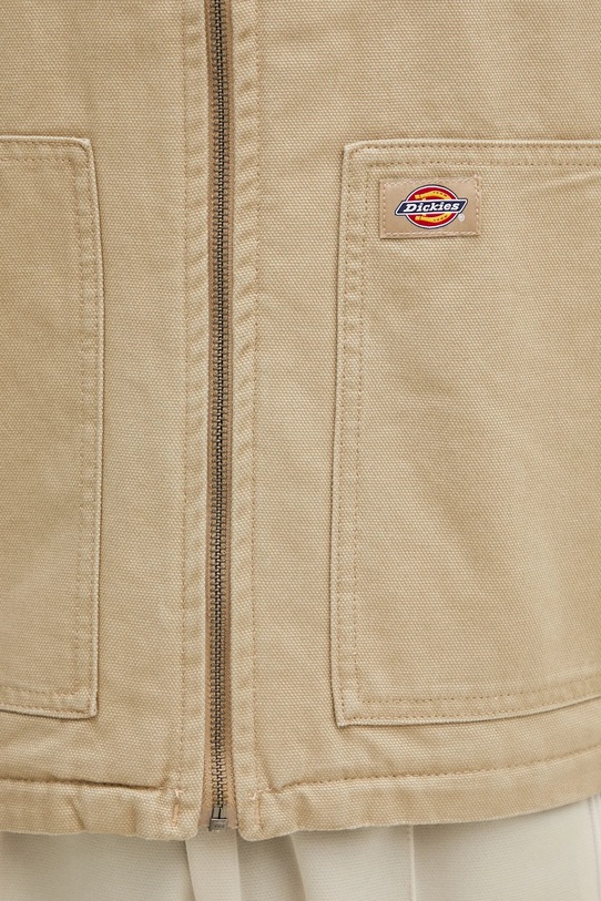 Bavlnená vesta bez rukávov Dickies Duck Canvas Summer Vest Sw Desert Sand béžová DK0A4YQKF021