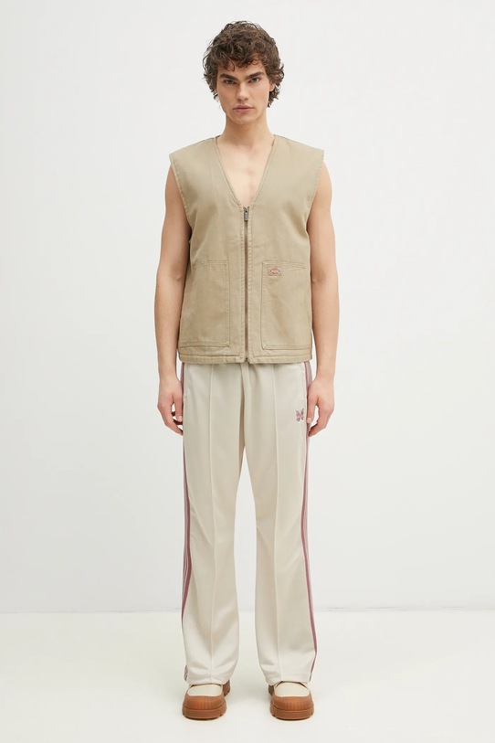 Bavlnená vesta bez rukávov Dickies Duck Canvas Summer Vest Sw Desert Sand DK0A4YQKF021
