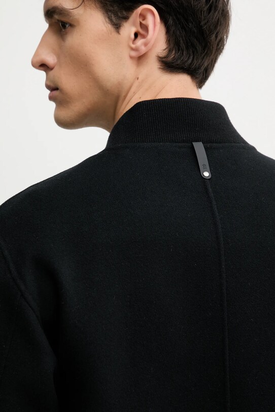 Îmbrăcăminte MACKAGE jacheta bomber din lana EMILIO.W negru