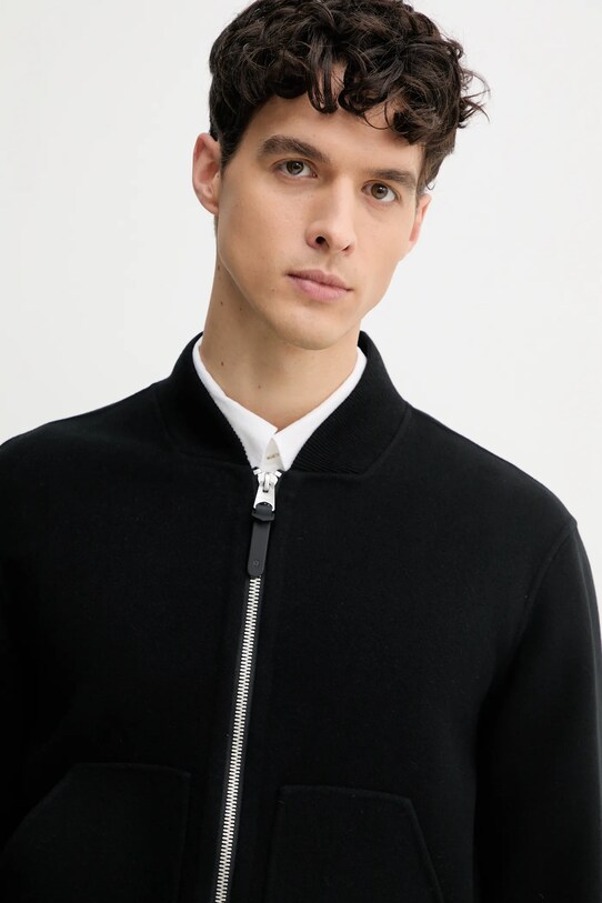 MACKAGE jacheta bomber din lana negru EMILIO.W