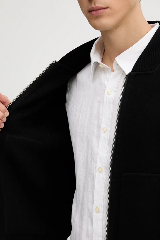 MACKAGE jacheta bomber din lana EMILIO.W negru
