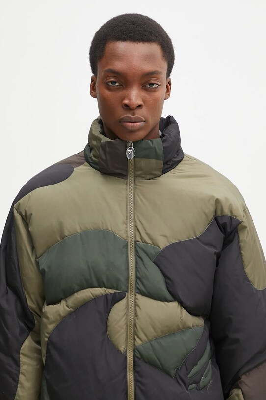 Куртка A Bathing Ape 1St Camo Nylon Down зелений 1K80144304