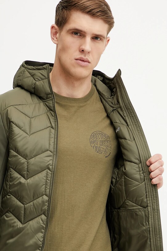 Αθλητικό μπουφάν Peak Performance Elevate Liner G80164 πράσινο