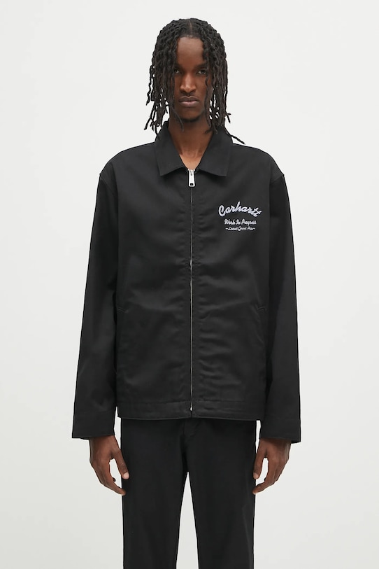 Carhartt WIP jacket Racer Module Jacket black color I034517.2WL01 at PRM US