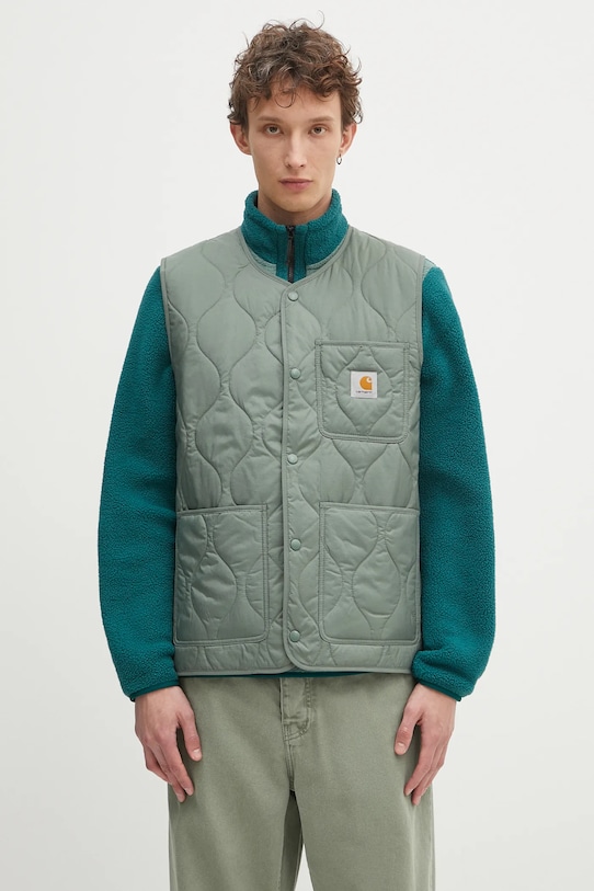 Prsluk Carhartt WIP Skyton Vest bez tople podstave zelena I032989.1YFXX