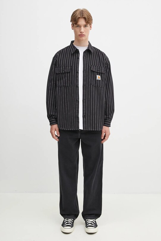 Carhartt WIP giacca in cotone Hendry Shirt Jac I034827.2MB02