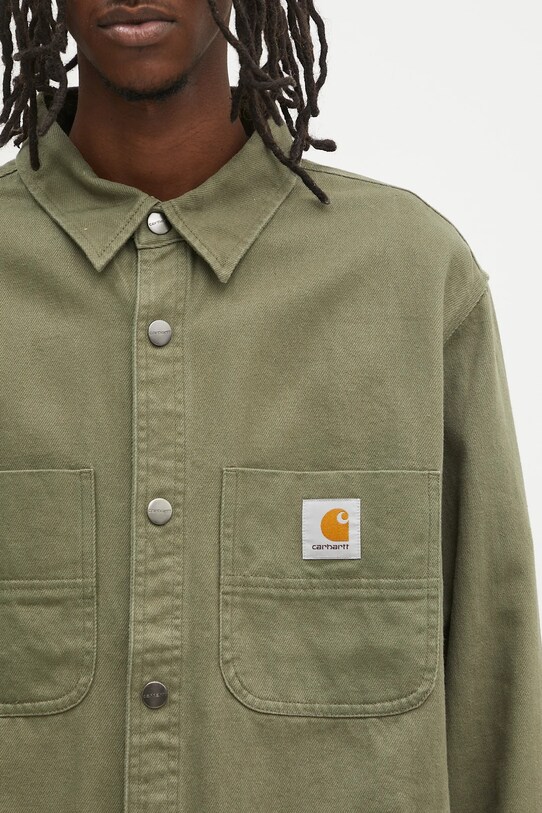 Куртка Carhartt WIP Crawford Shirt Jac зелений I034524.667XX
