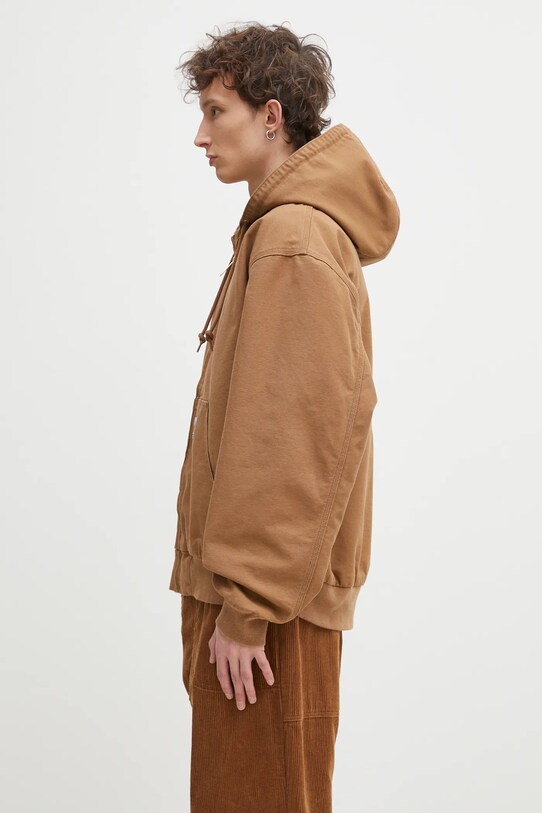 Бавовняна куртка Carhartt WIP OG Active Jacket I034311.HZ02 коричневий SS25
