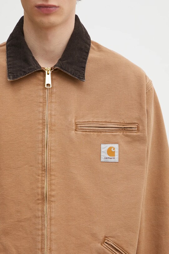 Бавовняна куртка Carhartt WIP OG Detroit Jacket коричневий I035280.00S3K