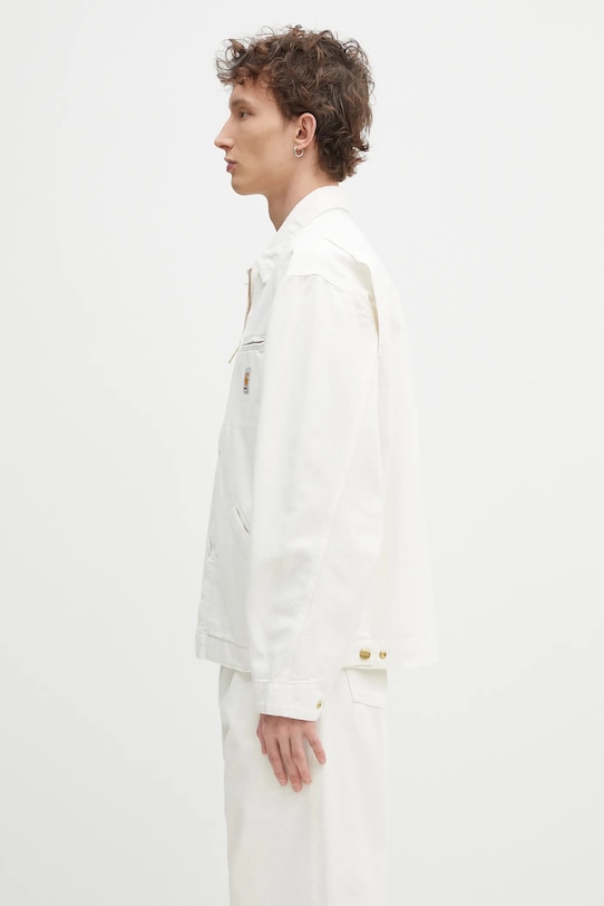 Carhartt WIP giacca in cotone OG Detroit Jacket I035280.0DJ3K beige SS25