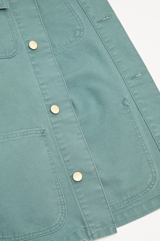Carhartt WIP giacca-camicia di cotone Michigan Coat I034787.2R84O verde