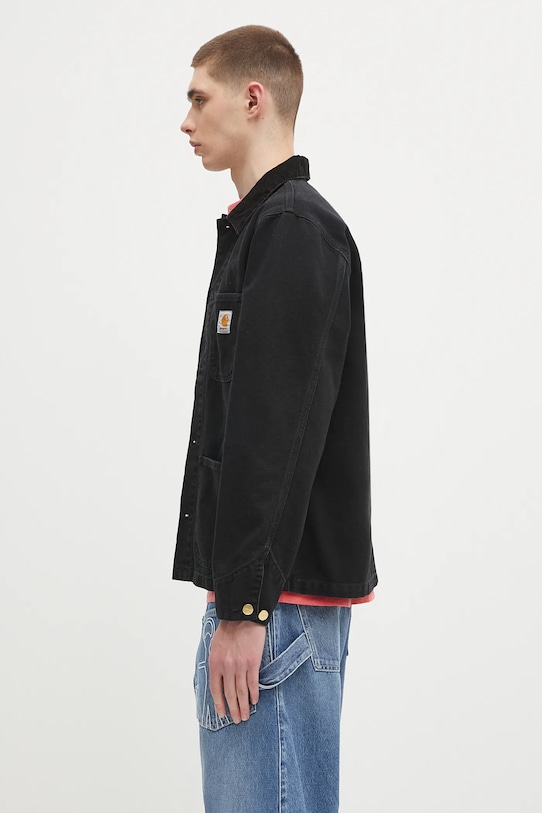 Памучно яке Carhartt WIP Michigan Coat I034787.00E4O черен SS25