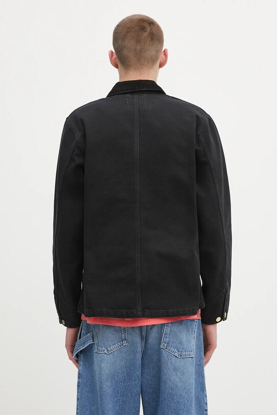 Odzież Carhartt WIP kurtka bawełniana Michigan Coat I034787.00E4O czarny