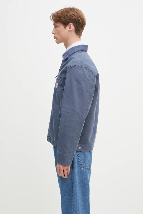 Carhartt WIP kurtka bawełniana Detroit Jacket I034819.2RE4O niebieski SS25