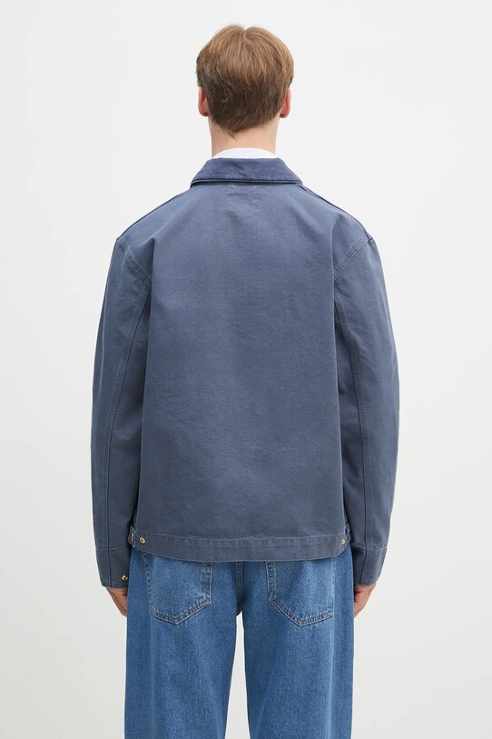 Odzież Carhartt WIP kurtka bawełniana Detroit Jacket I034819.2RE4O niebieski