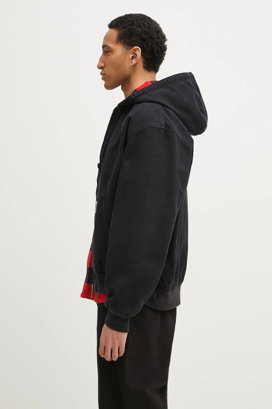 Bavlněná bunda Carhartt WIP OG Active Jacket I034820.894O černá SS25