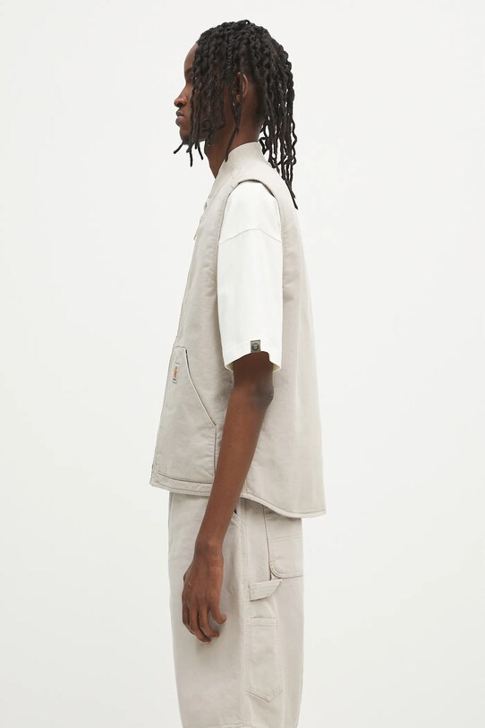 Памучен елек Carhartt WIP Classic Vest I034821.2OR4O бежов SS25